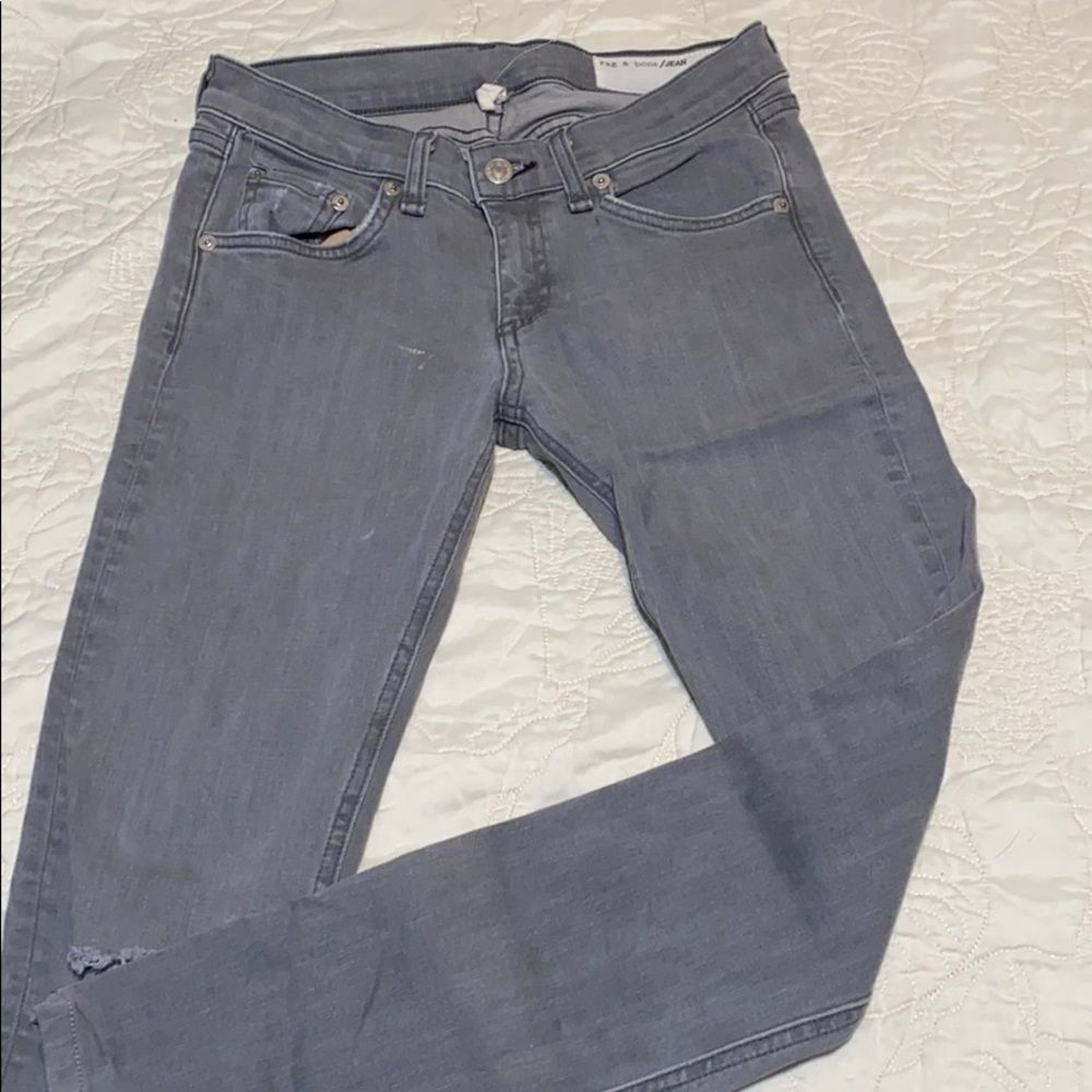 Rag & Bone distressed skinny jeans - Picture 4 of 8